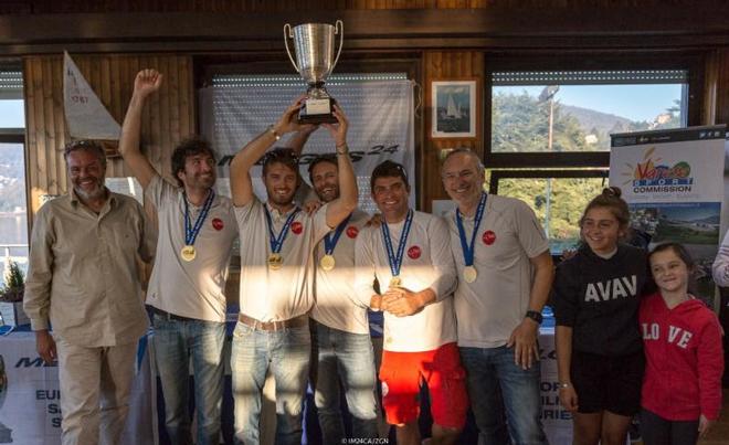 TAKI 4 ITA778, the boat by Marco Zammarchi with Niccolo Bertola in helm is the winner both of 2017 Melges 24 European Sailing Series and Lino Favini Cup in the Corinthian division - Melges 24 European Sailing Series ©  IM24CA / ZGN